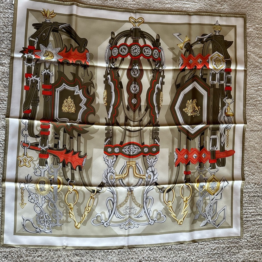 NEW HERMES Carre 90 BRIDES ET DESTIN